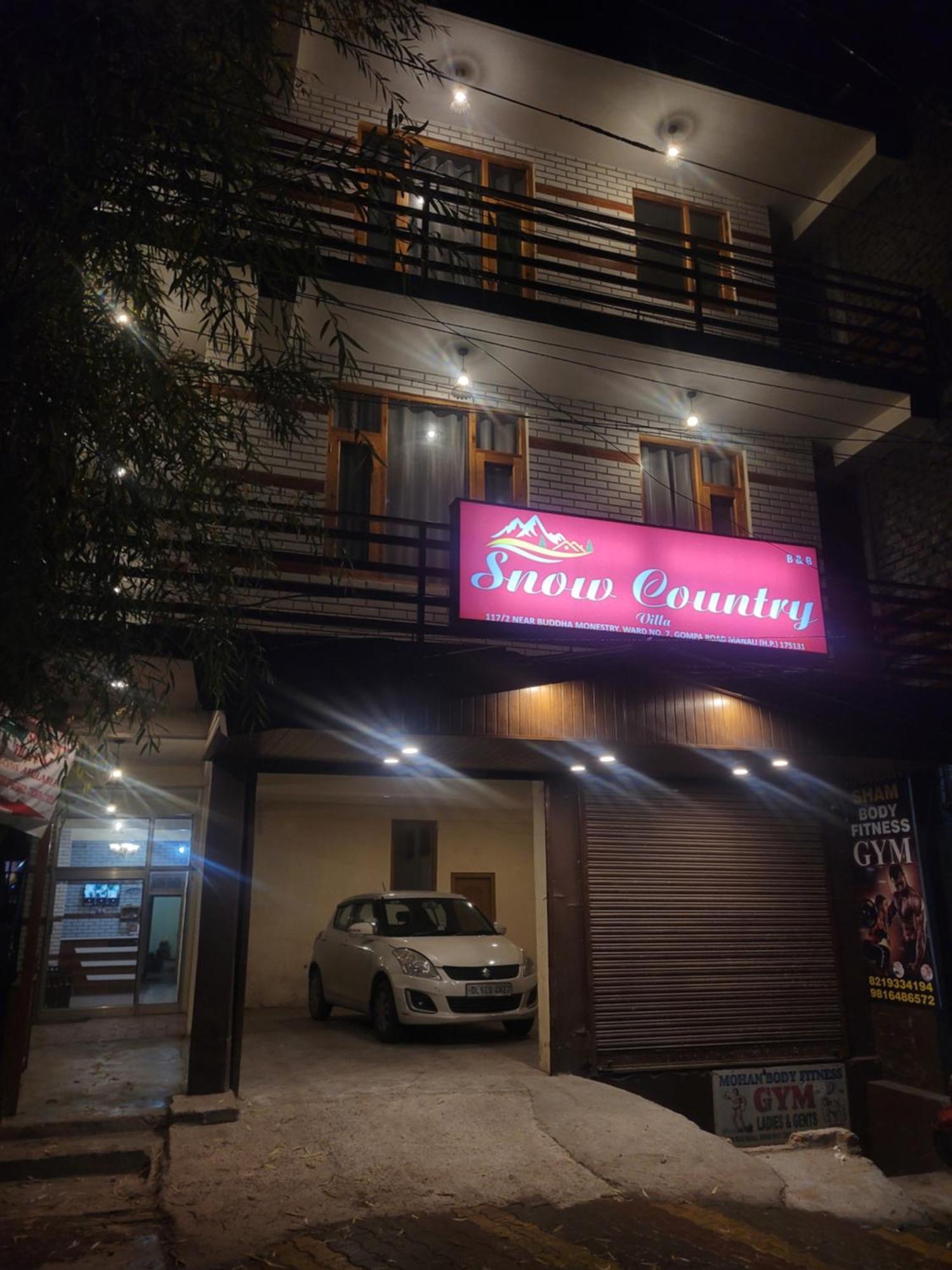 Hotel Snow Country Villa Manāli Exterior foto